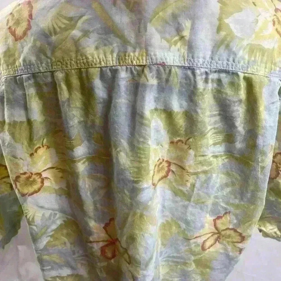 Rainforest Cafe Hawaiian Shirt Men's  Casual Button Up Tropical Vintage Beach LG - Picture 4 of 5